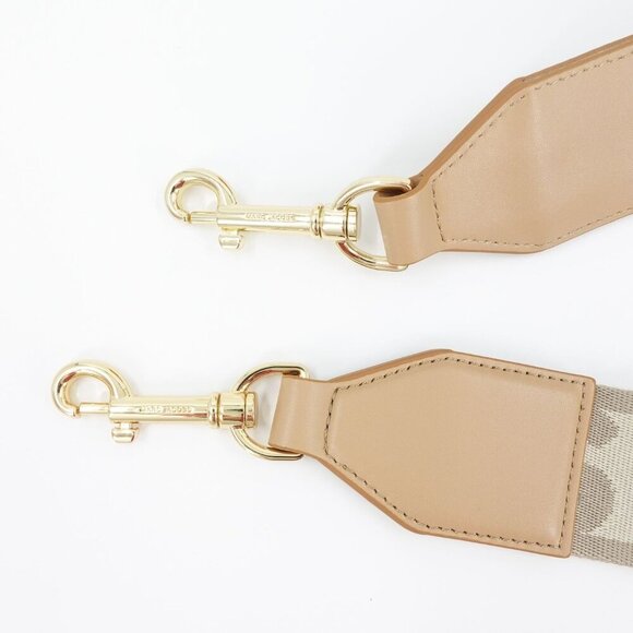 Marc Jacobs The Messenger Saddle Bag Medium In Leather Camel Cream OS - Picture 12 of 16